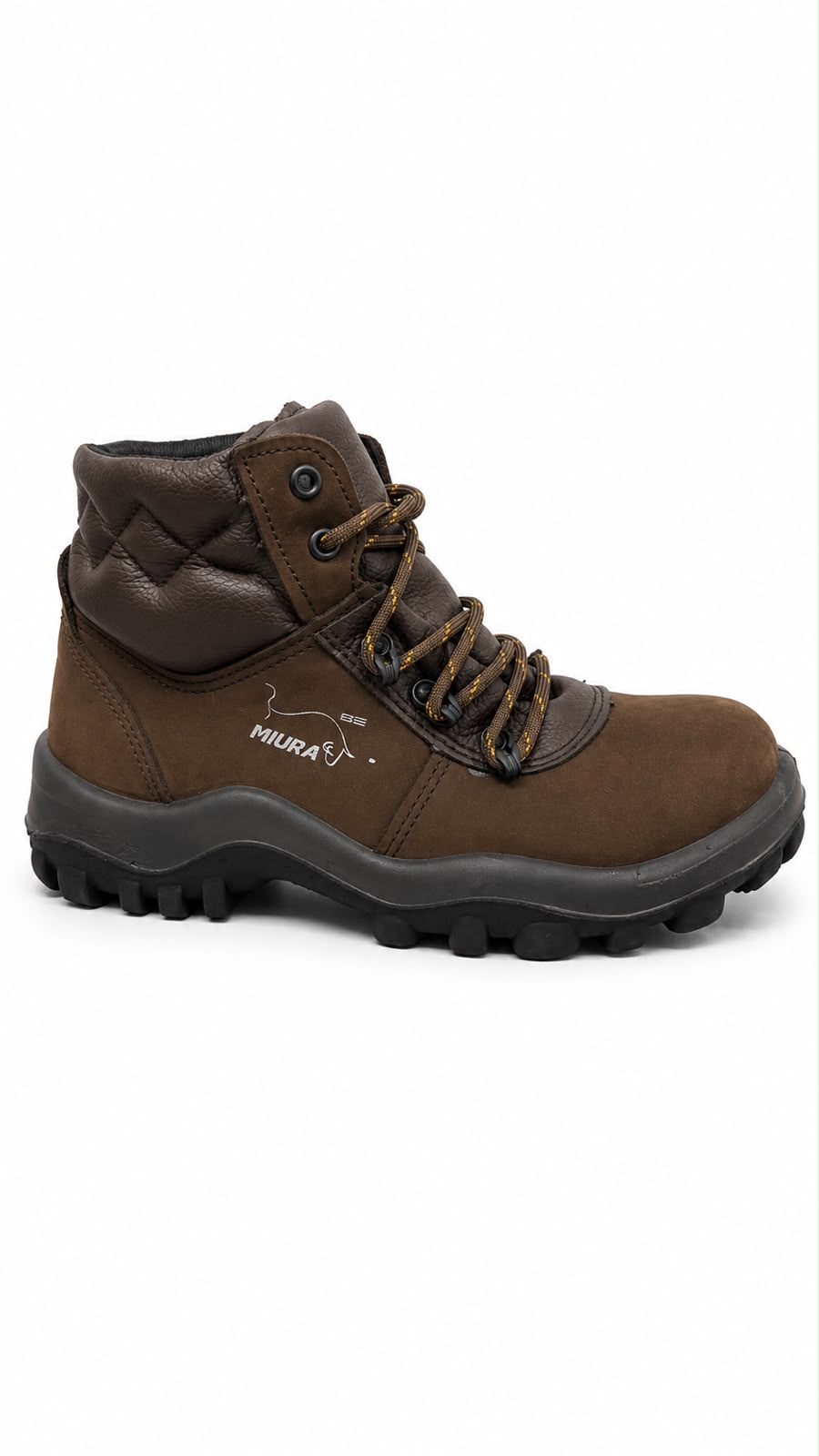 Botina Safetline Miura 4857GL Nobuk Cafe Composite 
