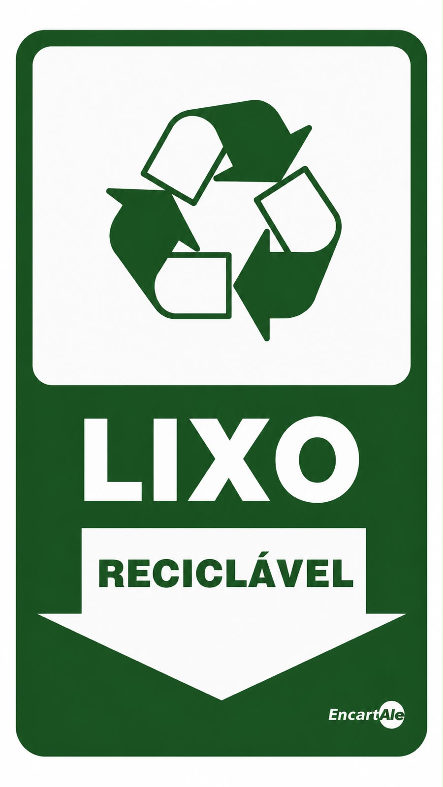 PS238 Lixo Reciclavel - Ps 0,80mm - 15x20cm 