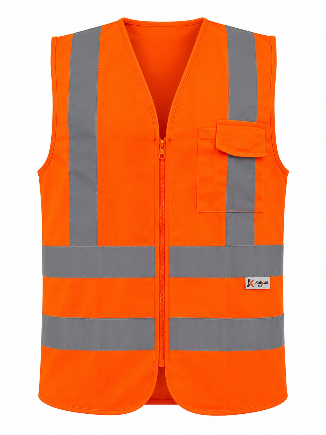Colete com 1 Bolso Laranja T 