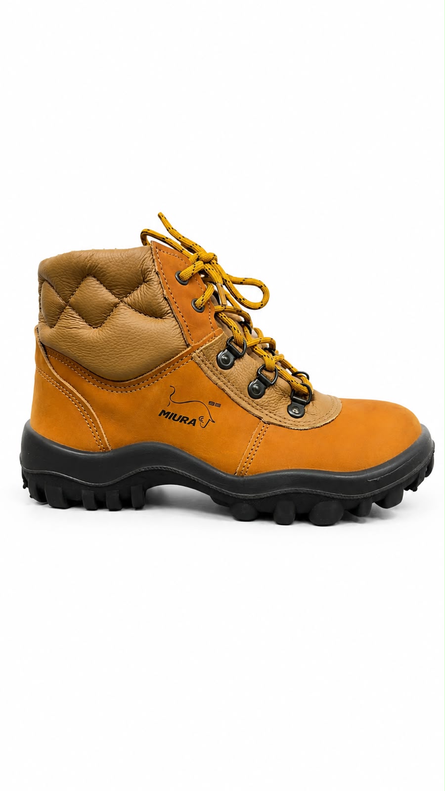 Botina Safetline Miura 4855GL Nobuk Caramelo 