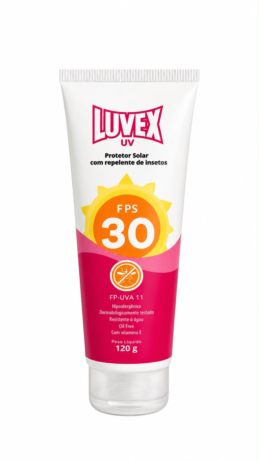 Protetor Solar Luvex Repelente FPS30 120G 
