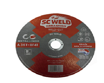DISCO DE CORTE 7" X 1,6MM X 7/8" ECO WELD-CUT 