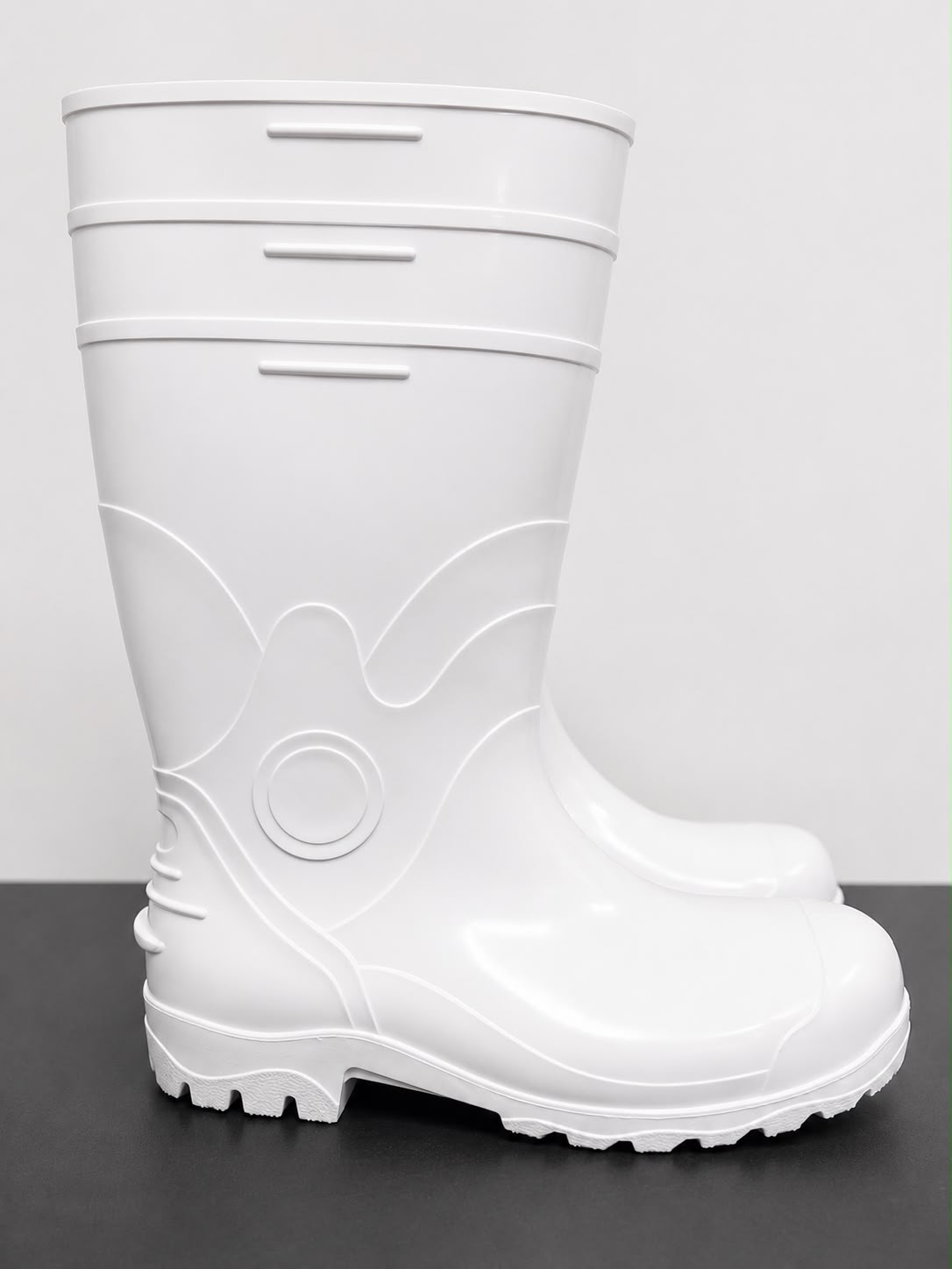 Bota Bracol Pvc Cano Longo Branca 