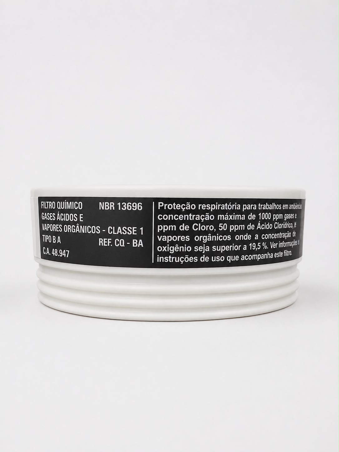 Filtro Quimico Top Air CQ-BA Vapores e Gases Acidos 