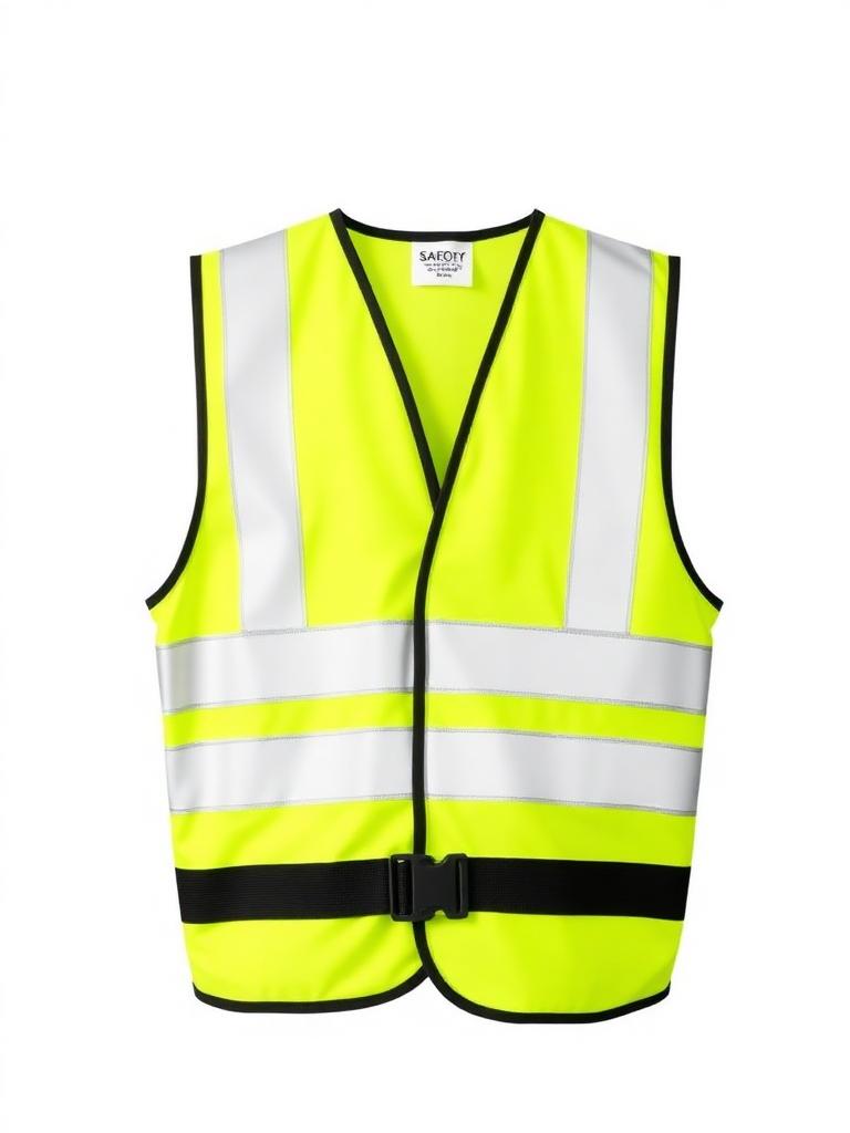 Colete Refletivo Amarelo Velcro sem Bolso 